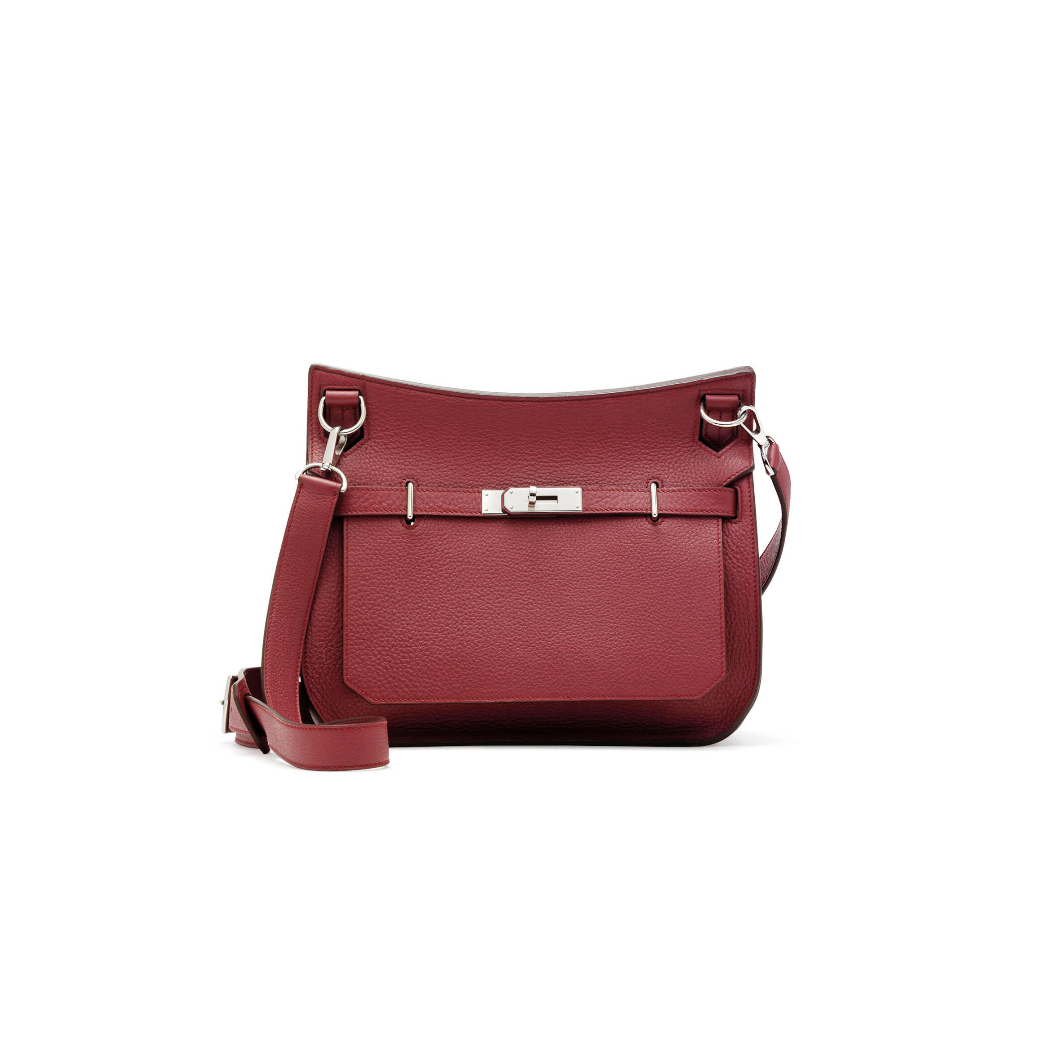 H**mes master a bois de rose leather jypsiere bag (28*22*12cm)